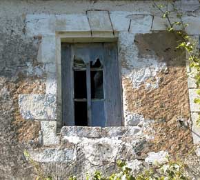 Détail d'une fenêtre du 17e siècle