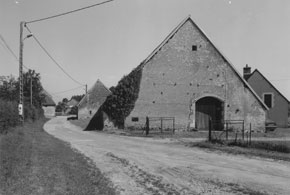 Grange, pignon arrière