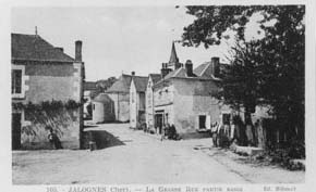 Vue du village au début du 20e siècle