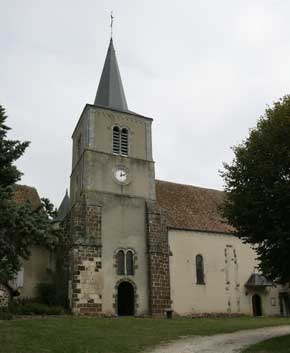 Clocher, vue prise du su