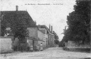 Rue de la Poste, carte postale du 1er quart 20e siècle