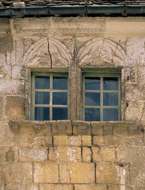 Détail de la façade à l’étage