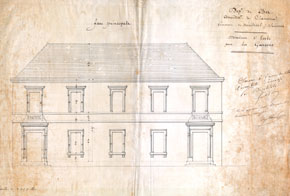 Elévation par l’architecte Charles Guillard