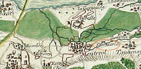 Plan du comté de Sancerre