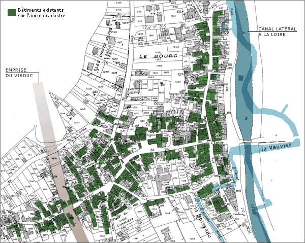 Cadastre ancien et actuel