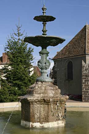 Vue de la fontaine